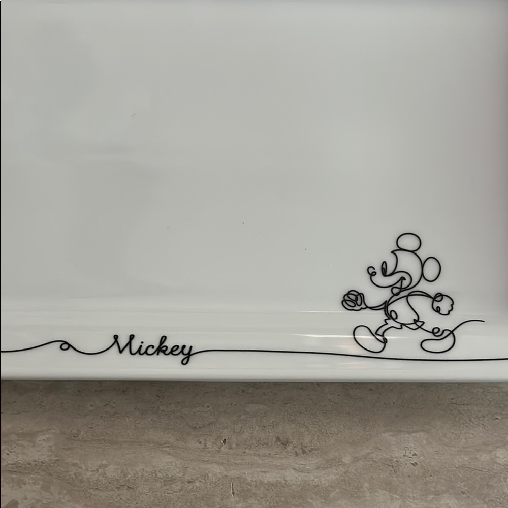 Mickey Mouse White Rectangular Tray - Picture 2 of 6